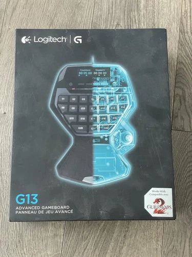 Logitech G13 USB Programmable Gameboard with LCD Display w/ Box TESTED & WORKS