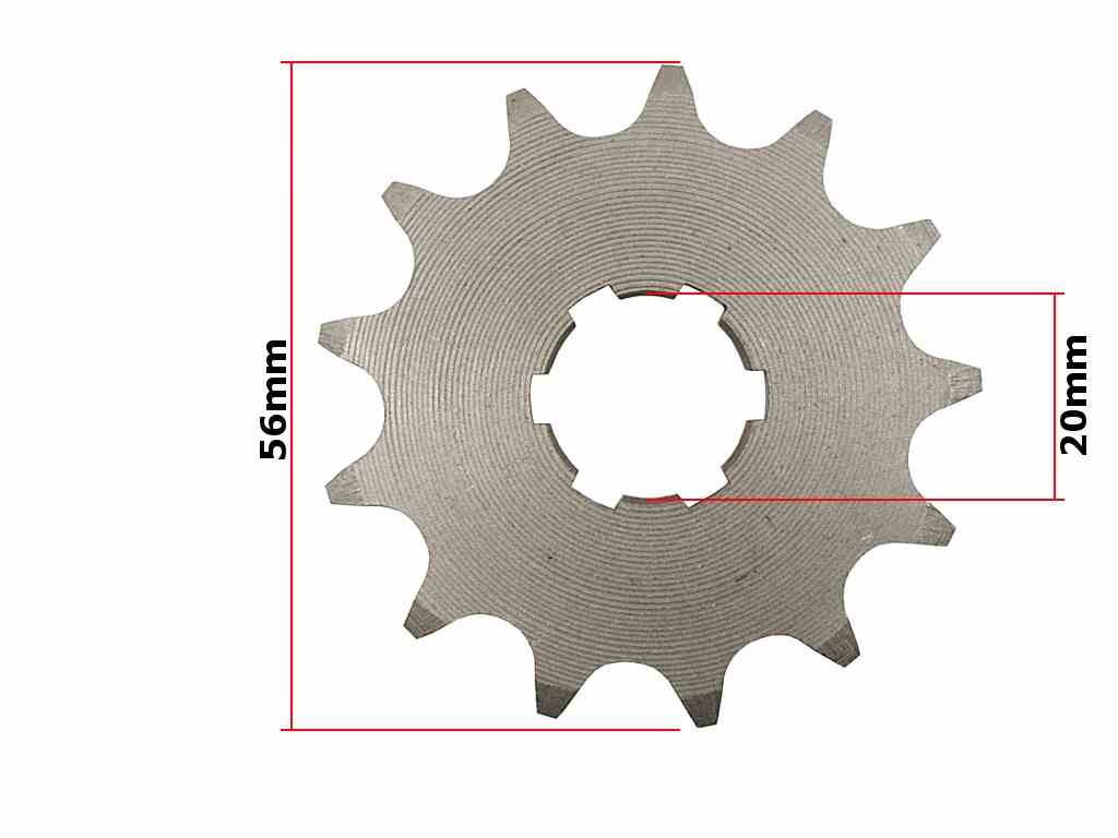 POIGNEE AVANT JAWKA 50 13z M en aluminium noir pour moto