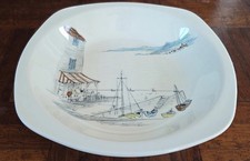Midwinter Cannes Vintage Cereal/Dessert Bowl Hugh Cassons Sailing Design 