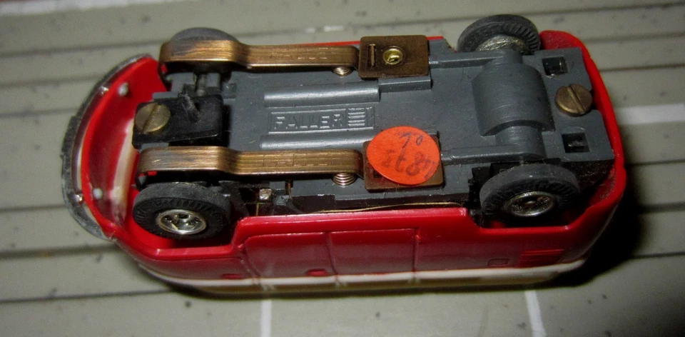 FALLER AMS 4873(?) VW Bus "BULLY" rot/weiss getestet für Sammler - Bild 4 von 4