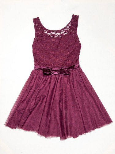 Burgundy Tulle Leotard Dance Costume