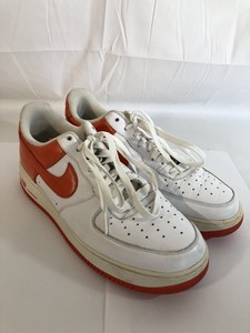 nike air force one white and orange
