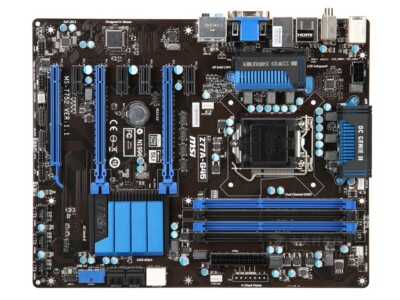 MSI Z77A-G45 Motherboard Intel Z77 DDR3 LGA 1155 ATX w/ IO Shield
