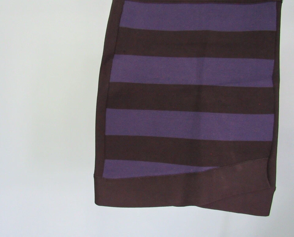 Talla: Minifalda para mujer XXS BCBGMAXAZRIA negra y azul Foto 4 de 4