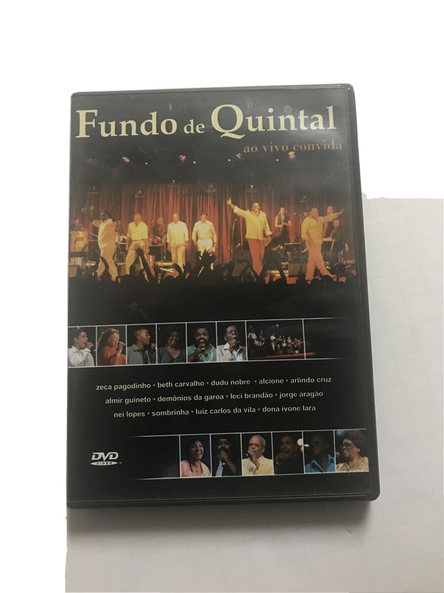 Dvd Fundo De Quintal - Ao Vivo Convida