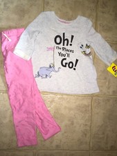Dr. Seuss NWT Two-piece Fleece Set Girls size 5T