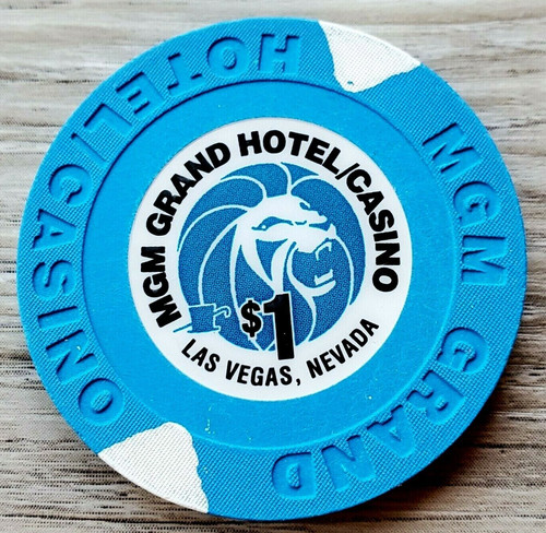 $1 Las Vegas MGM Grand Small Inlay Casino Chip