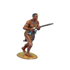 ZUL022 uTulwana Zulu Warrior Advancing with Rifle by First Legion