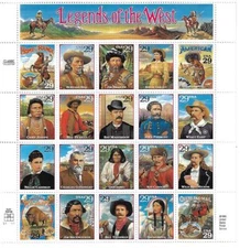 US SCOTT 2869 LEGENDS OF THE WEST 29 CENT FACE MNH