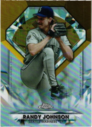 2022 TOPPS CHROME DIAMOND GREATS RANDY JOHNSON BASEBALL CARD