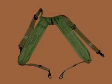 U.S MILITARY VIETNAM LC 1 H PATTERN FIELD PACK COMBAT SUSPENDERS M-1967 NEW NOS