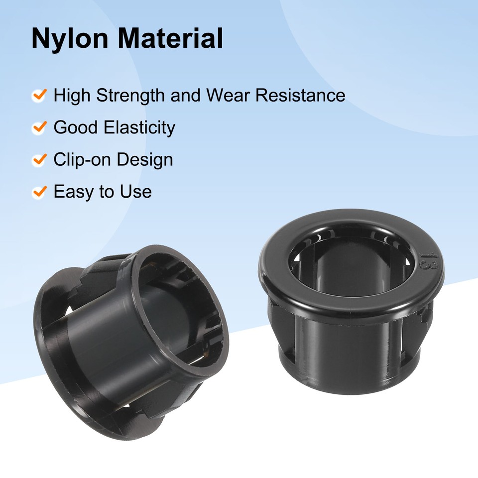 Cable Snap Bushing Grommets, 36Pcs 13mm/0.51" Mount Dia Snap Bushing