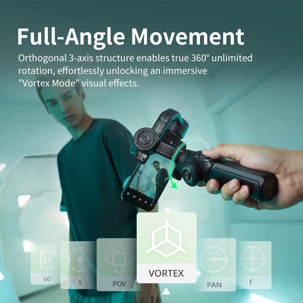 Zhiyun Smooth 5S AI Combo Pro 3-Axis Gimbal stabilizer for