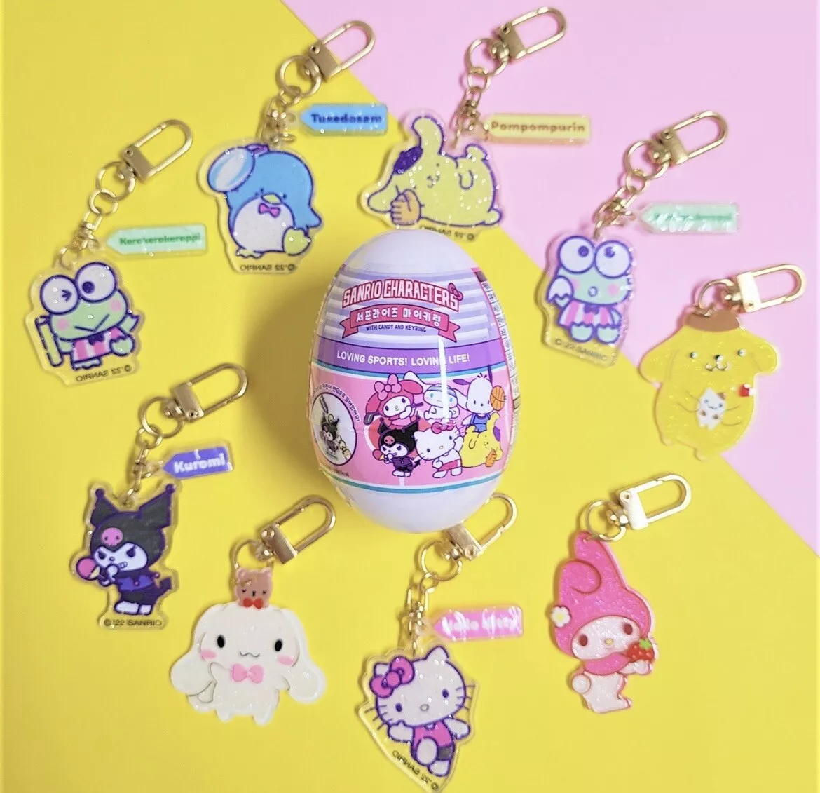 Sanrio Characters Acrylic Keychain Charm Random Blind Box