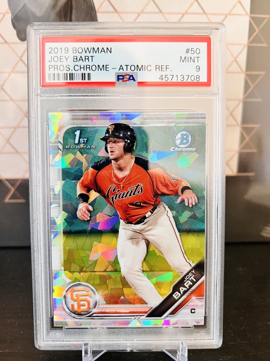 2019 Bowman Chrome JOEY BART Atomic Refractor Prospect #BCP