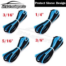 316 14 516 38 Winch Synthetic Rope For Atv Utv Hawse Fairlead 10000lbs