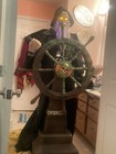 Haunted Living 6’ Haunted Harbor Talking Steering LED Captain Animatronic — photo 2