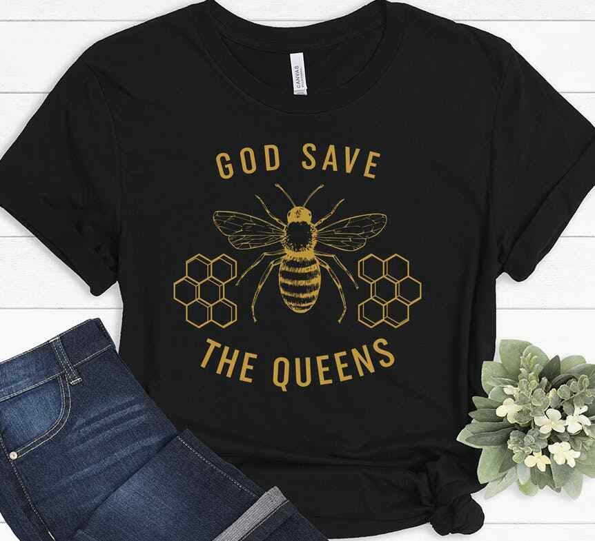 God Save The Queen Bee Gift Honeybee Women Beekeeper Gifts Coffee Mug