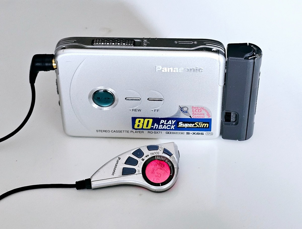 Super Slim Panasonic RQ-SX71 LCD Remote Control Walkman Super Slim Panasonic RQ-SX71 LCD Remote Control Walkman
