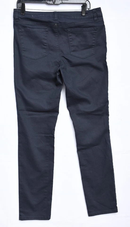 Pantalones para mujer Prana Kayla de mezclilla encerada elásticos al aire libre senderismo cónicos talla 8 Foto 3 de 4