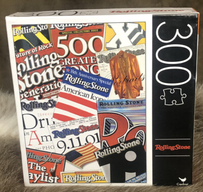 Rolling Stone 300-Piece Puzzle New Sealed Box Magazine Cover