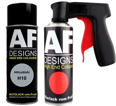 Spraydose Griff für Mitsubishi H10 Magellan Silver Metallic Klarlack Handgriff