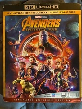 Avengers: Infinity War (Ultra HD, 2018) w/ Slipcover