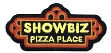 Showbiz Pizza Place Billy Bob Chuck E Cheese Iron Sew Patch Vintage Style Retro