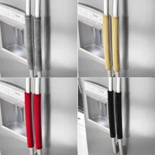 4PCS Kitchen Appliance Refrigerator Door Handle Cover Protector Smudges Decor US