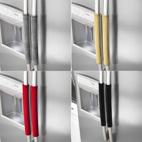4PCS Kitchen Appliance Refrigerator Door Handle Cover Protector Smudges Decor US deal from eBay