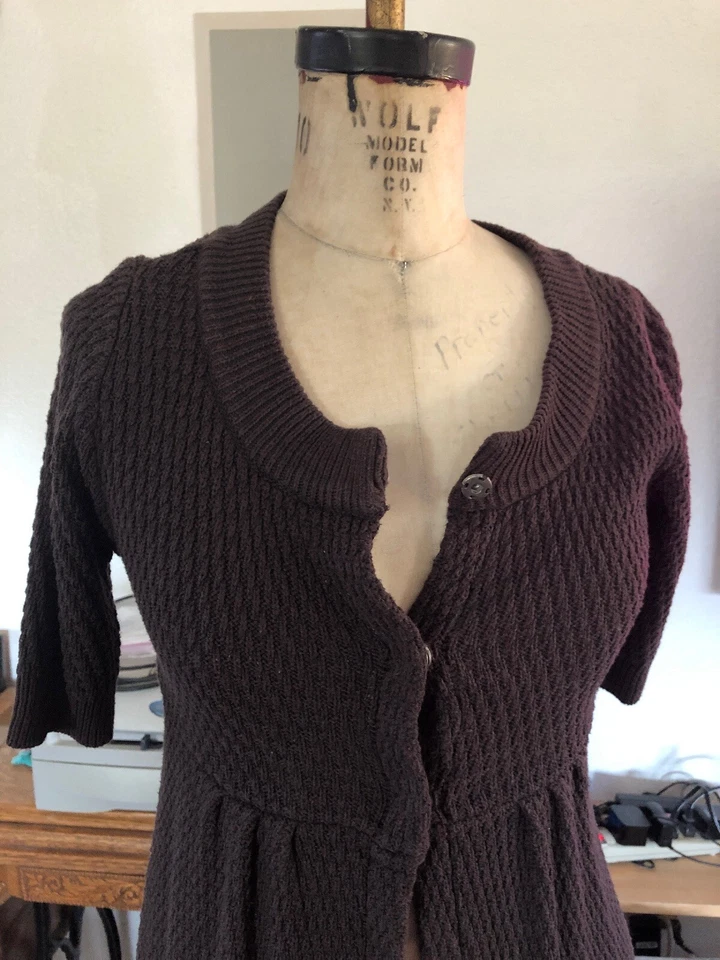 Forever 21 Brown Cardigan Sweater Women's Size S - Image 2 of 4