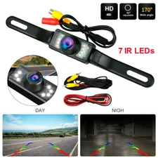 170° Car Rear View Camera HD Reverse Backup Parking 7LED Night Vision Waterproof