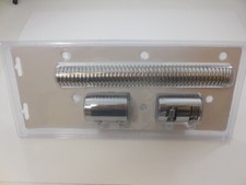 12 Stainless Steel Radiator Hose Kit Flexible Universal Chevy Ford Mopar Chrome