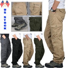 Men's Relaxed Fit Cargo Pants Premium Relaxed Fit Straight Leg Work Cargo Pant