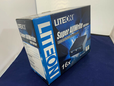 NEW USB LITEON SHM-165P6SX04C Super ALLWrite DVD Writer 16x PC CD/CD-R/DVD/RW