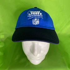 Bud Light NFL Hat Cap Mens Blue W Black Billed Snap Back Official Beer Sponsor