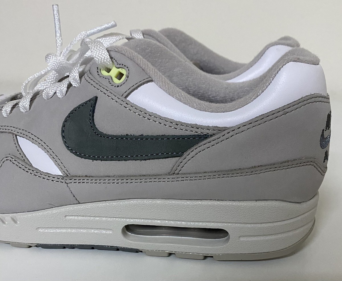 Nike Air Max 1 By You ID Women's Sz 13.5/ Mens Sz 12 Grey White