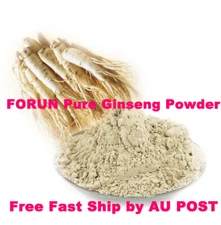 FORUN Ginseng Root Powder (Ground) - Pure, Strong 