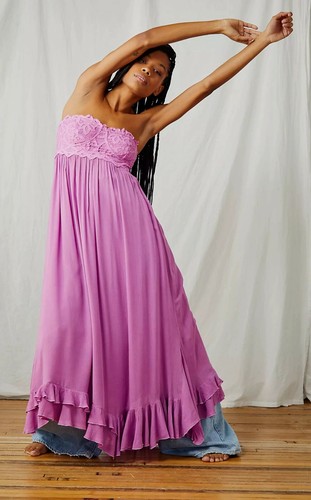 NWT $128 FREE PEOPLE ADELLA STRAPLESS 