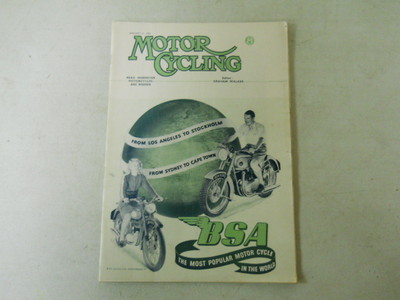 January 31, 1952, Motor Cycling Magazine, BSA, Energol motor oil