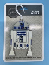 Hallmark 2021 R2-D2 Star Wars Ornament Decoration Metal Medallion NEW