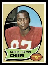 1970 Topps Aaron Brown #202 VG-EX Kansas City Chiefs Rookie