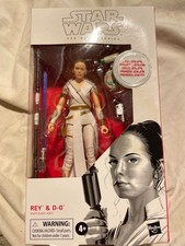 Hasbro Star Wars The Black Series Rey and D-O First Edition  White Box   91