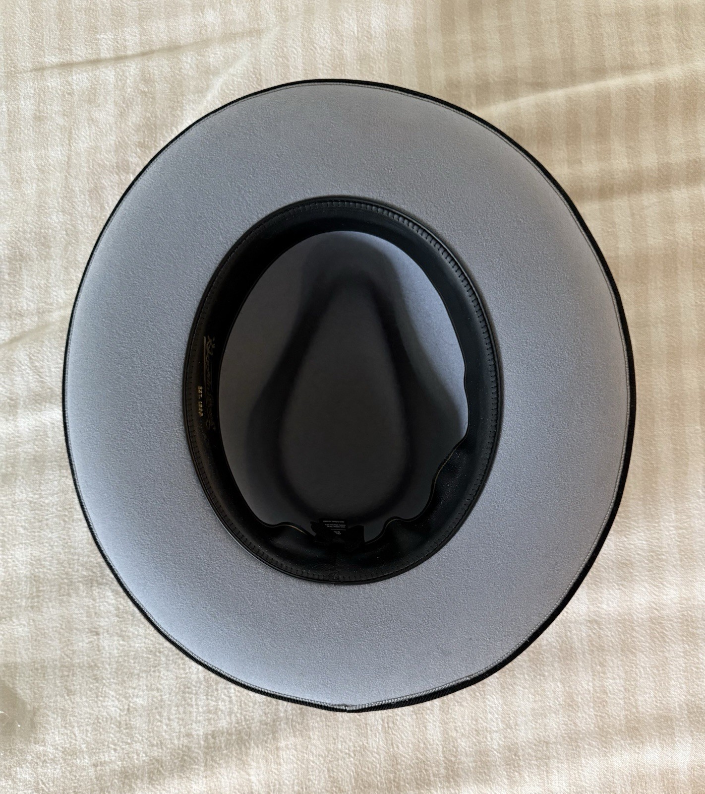 Goorin Bros Men’s Gray Solid Pattern Fedora Hat, Aw Shoot style, Size M image 3