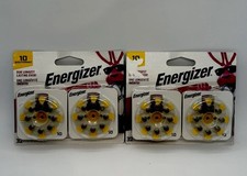 Energizer Zinc Air Hearing Aid Batteries Size 10 64 Total NEW 2 Pack Lot