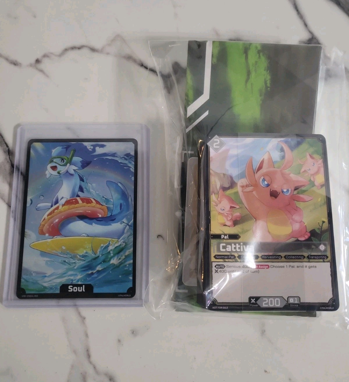 Palworld Official Card Game Chillet Soul PR ESOUL-003 Foil Promo + Starter Deck