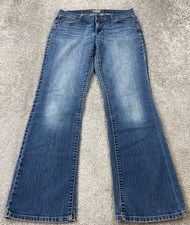 Old Navy The Flirt Bootcut Jeans Women's 6 Blue Low Rise Stretch Denim