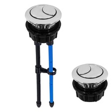 Toilet Push Button 38mm Dual Push Adjustable Replacement with Thread Diameter