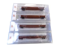 Eastern Seaboard Models 65' Mill Gondola PRR x 4 All Different NOS