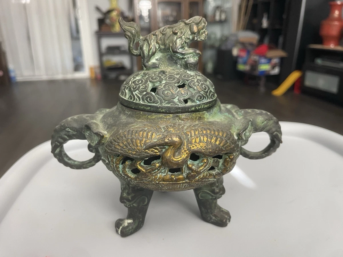中国风青铜香炉| eBay